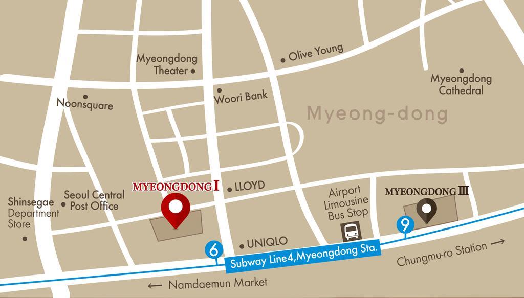 空中花园酒店明洞1号店 酒店 3*